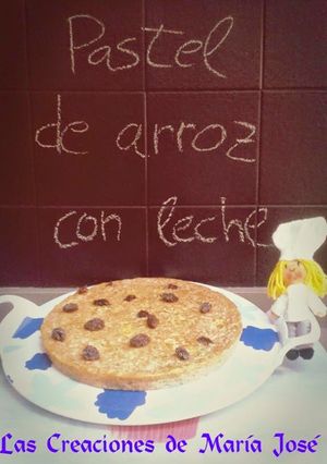 Una foto de Pastel de arroz con leche