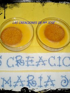 Una foto de Natillas de chocolate blanco