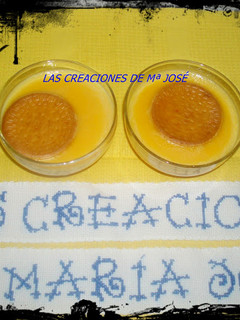 Una foto de Natillas de chocolate blanco