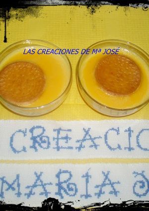 Una foto de Natillas de chocolate blanco