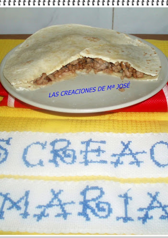 Una foto de Tortillas mexicanas de carne
