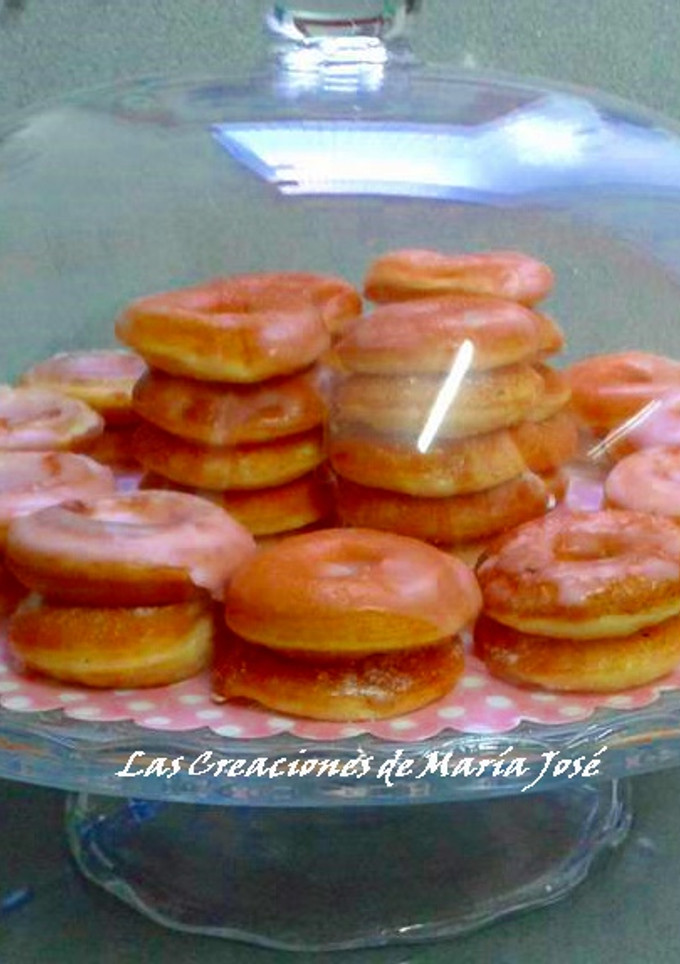 Una foto de Mini donuts sabor plátano
