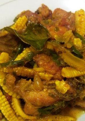Foto resep 01. Ayam Baby Corn Cabe Hijau Spesial