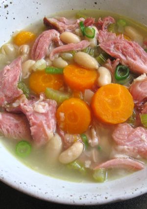 A picture of Ham Hock Soup.