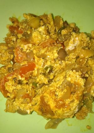 A picture of Egg bhurji.