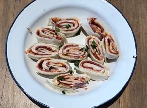 Une photo de Wraps apéro au chorizo