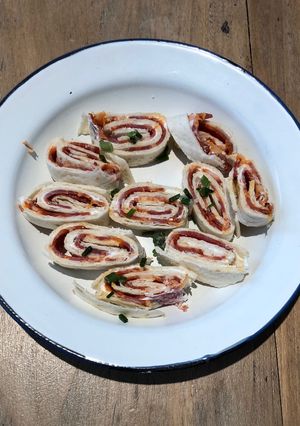Une photo de Wraps apéro au chorizo