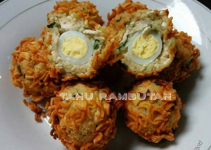  Resep  Tahu  rambutan isi  telur  puyuh  oleh Tyara Kesuma 