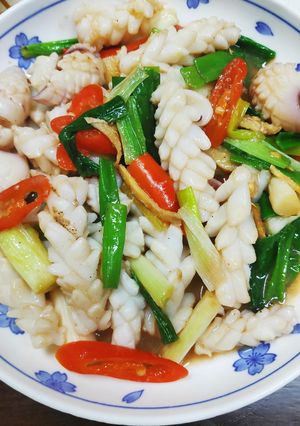 生炒透抽 的食譜成品照片
