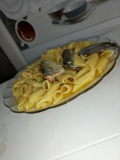 A picture of Macaroni jollof.