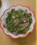 Thịt bò xào hoa thiên lý