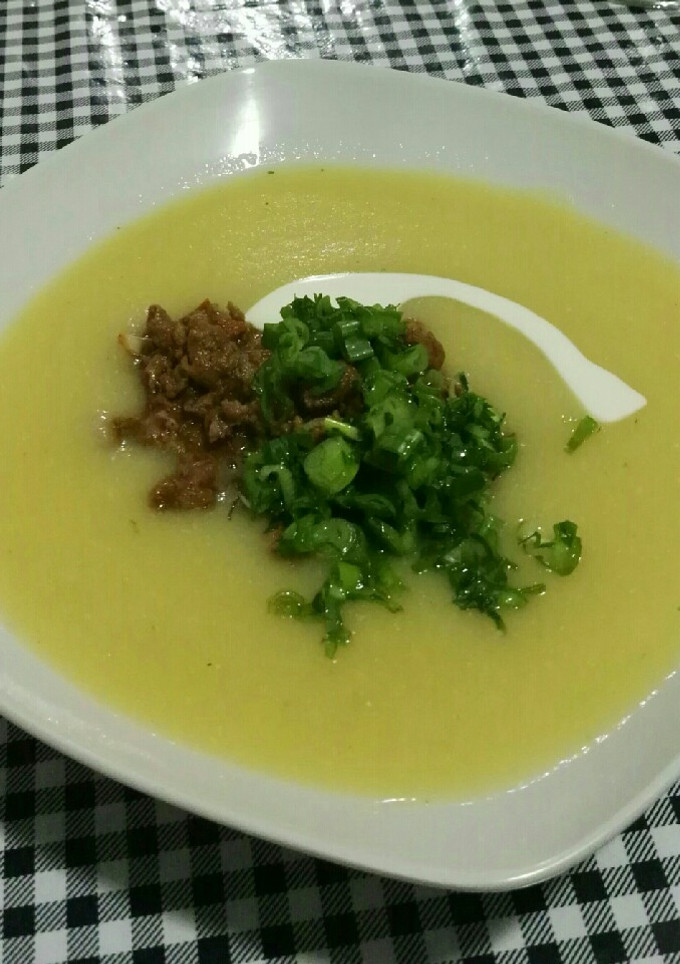 Una foto de Crema de patata