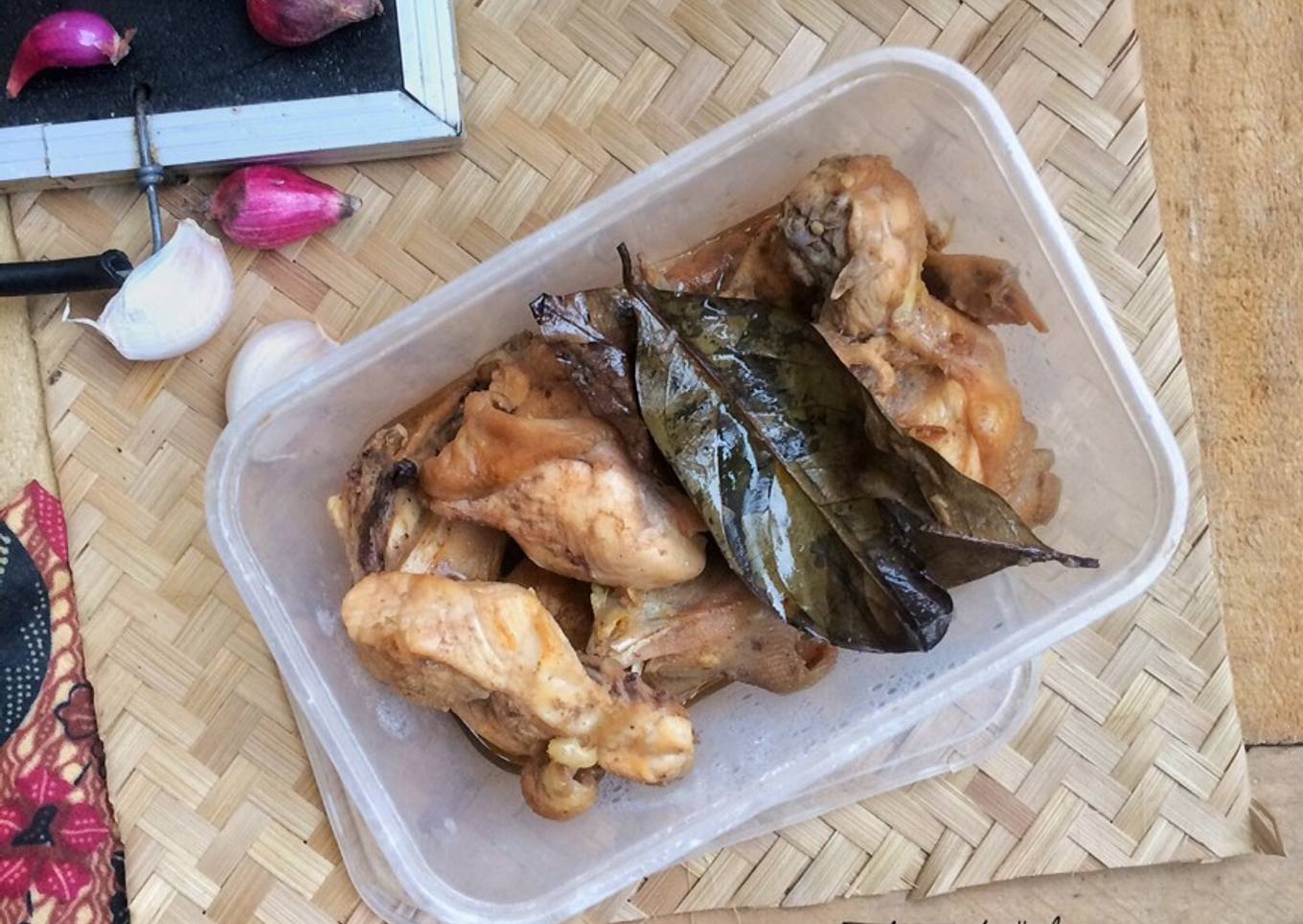 Dinginkan gula merah ayam panggang