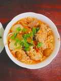 Bún riêu with Pork and Shrimp