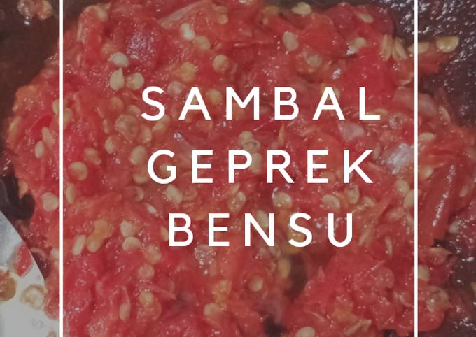 Sambal geprek bensu