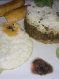 Arroz tapado con Carne de Res