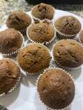 Queques de Chocolate com Nozes