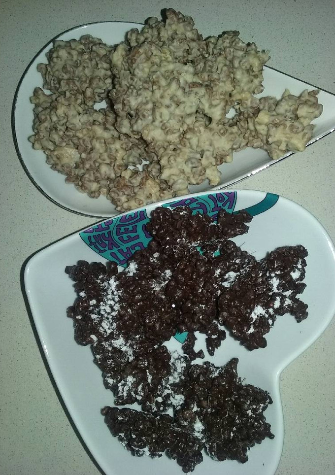 Una foto de Bombones de chocolate y cereales