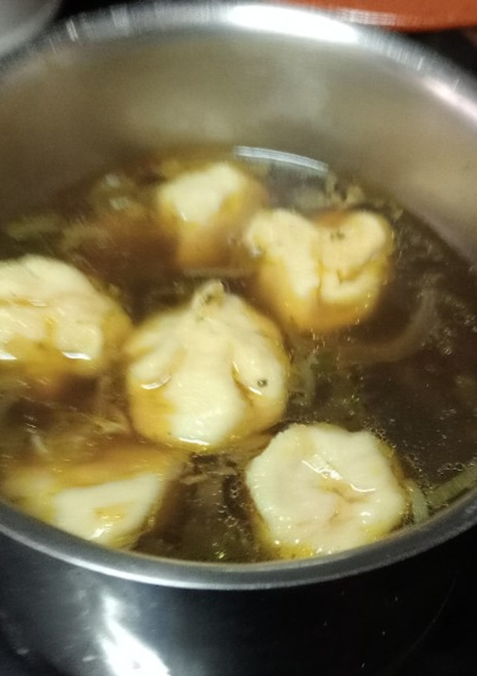 Una foto de Sopa Wantun Fusionada🥣🥗🥢⛩️🇨🇳🎎
