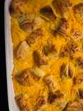 Quick Cheesy Chicken Biscuit Casserole