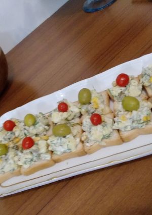 عکسی از دستور فینگر فود سالاد سیب زمینی😋