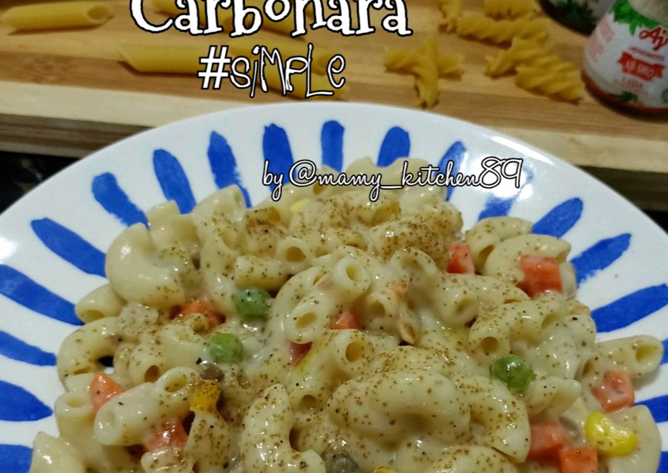 🇮🇹Macaroni Carbonara (Simple)