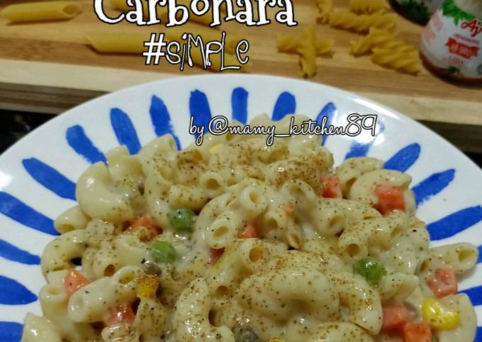 Simple Way to Make Favorite ๐ฎ๐นMacaroni Carbonara (Simple) Simple Way to Make Favorite ๐ฎ๐นMacaroni Carbonara (Simple)