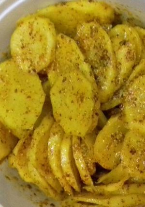 A picture of Raddish pickle.