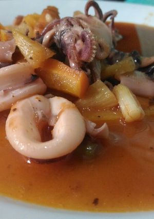 Foto resep 13. Cumi Asam Manis