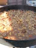Guiso de fideos moñitos al disco