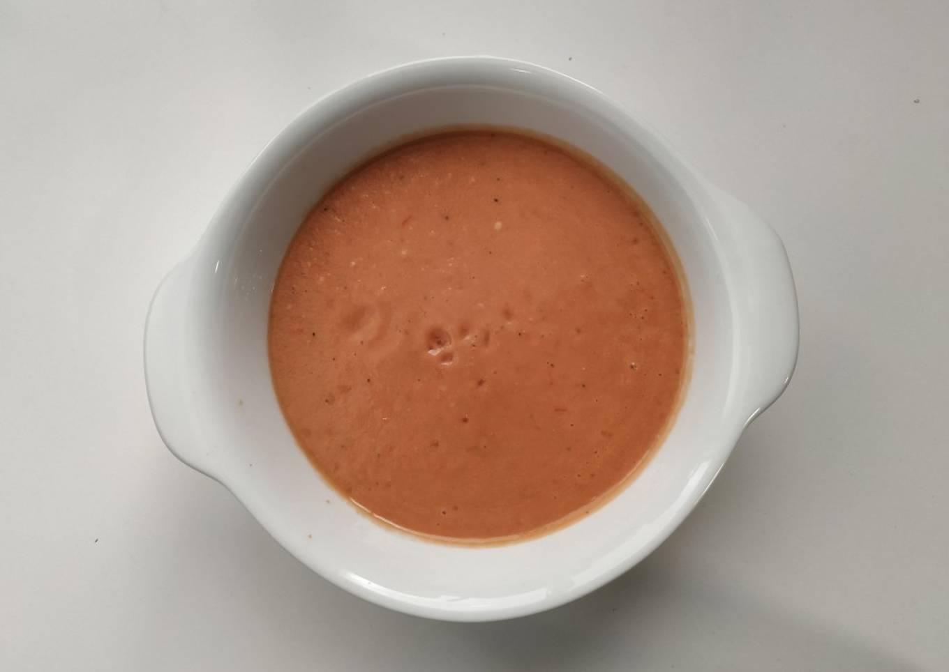 Gazpacho sin pan