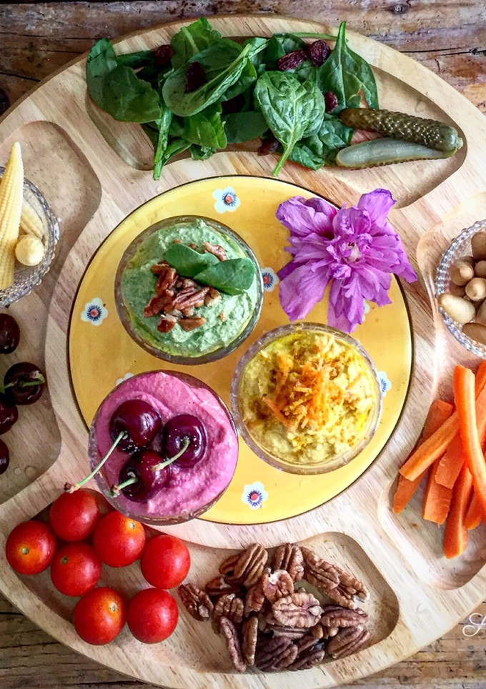 Una foto de Hummus Variados