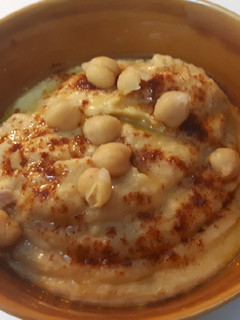 Una foto de Hummus de garbanzos