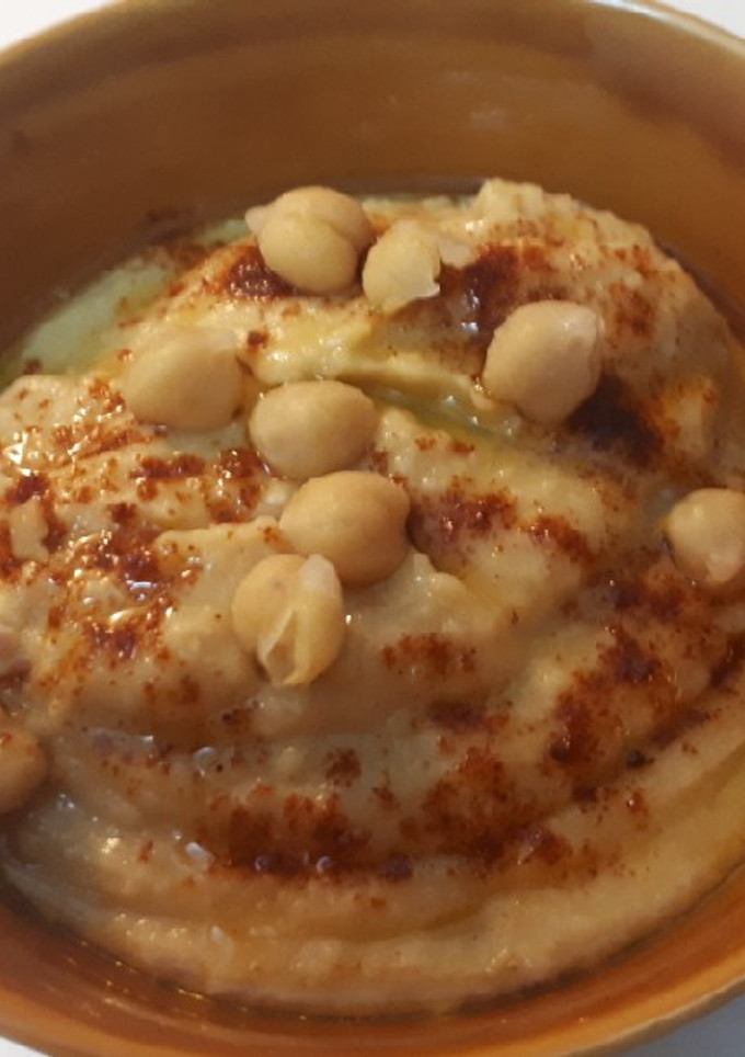 Una foto de Hummus de garbanzos