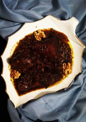 عکسی از دستور فسنجان با مرغ