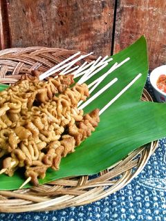 Foto resep Sate usus pedas manis🍡