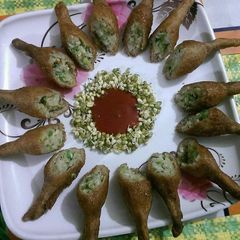 A picture of Sprouted cheesy kababs.
