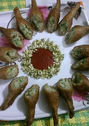 A picture of Sprouted cheesy kababs.