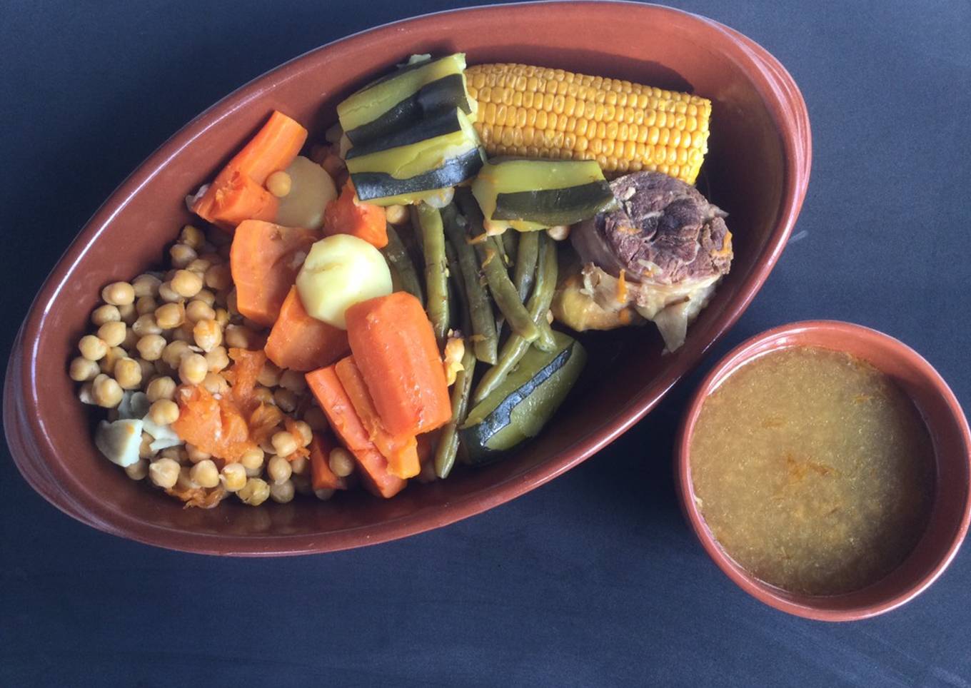 Puchero canario en olla rápida