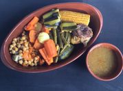 Una foto de puchero con. osobuco