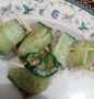 Easy Steps Make Recipes Cucumber rolls as side dish the Delicious Delicious.