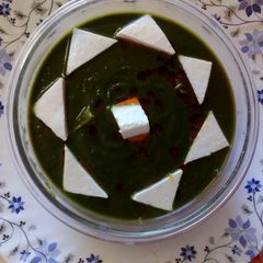 A picture of Palak paneer in dhaba style healthy & tasty.