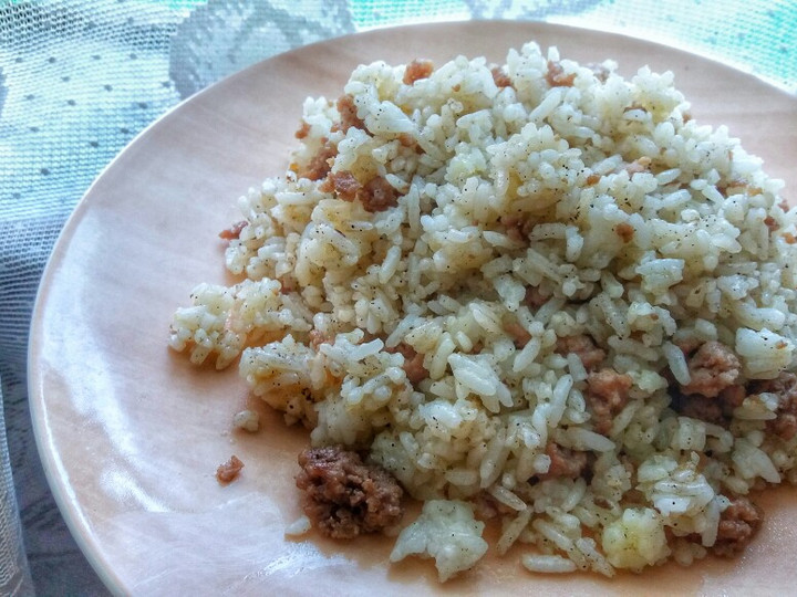 Resep Nasi Goreng Daging Cincang Mentega Lada Hitam Anti Gagal