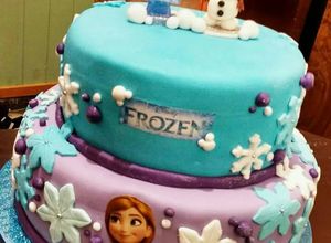 Una foto de Torta de cumpleaños en fondant
