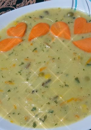 عکسی از دستور یه سوپ فوری😋😋