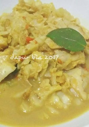 Foto resep Kubis Kuah Santan Pedas