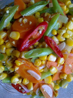 Foto resep Tumis sayur pelangi