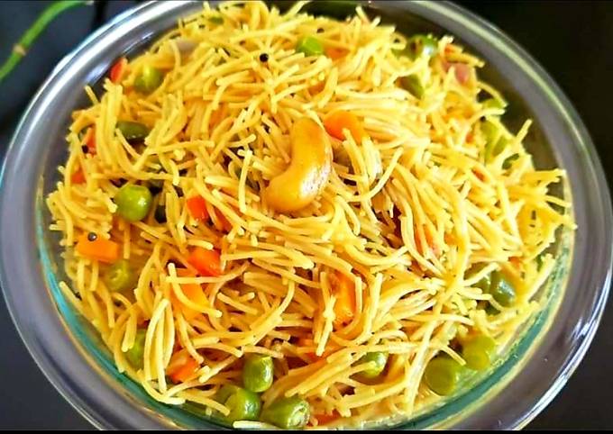 सेवई उपमा (sevai upma recipe in Hindi) रेसिपी बनाने की विधि in Hindi by Diya Sawai - Cookpad