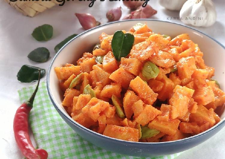 Bagaimana Menyiapkan Sambal Goreng Kentang Pete Udang, Bikin Ngiler