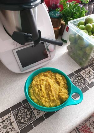 Une photo de Purée de pommes de terre/potimarron/brocolis au Thermomix TM6